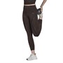 adidas Womens Tlrd Hiit Croco Luxe 7/8 Tight Leggings Brown/Black