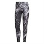 adidas Womens Yoga Essentials Aeroready Printed 7/8 Tight Leggings Grey Two/Trace Grey
