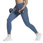 adidas Womens Optime Aeroready 7/8 Tight Leggings Wonder Steel