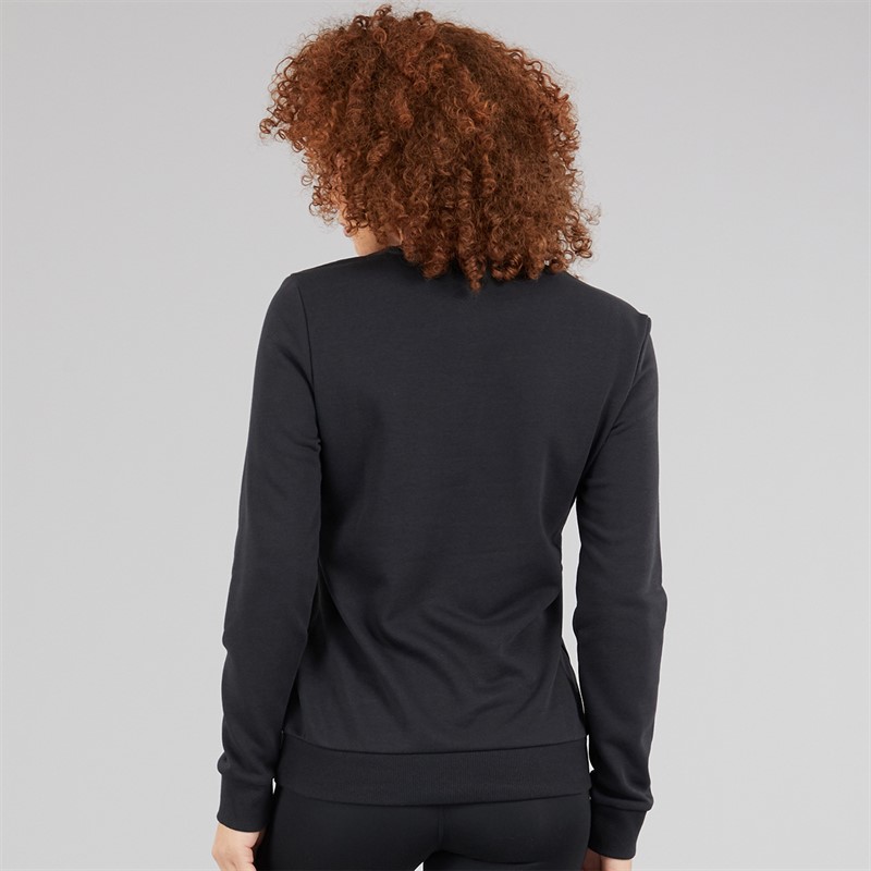 adidas Womens Essentials Logo Sweatshirt Black/White