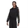 adidas Damskie Allover Print Bluzy z kapturami Czarny