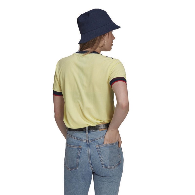 adidas Womens AFC Arsenal Away Authentic Jersey Pearl Citrine