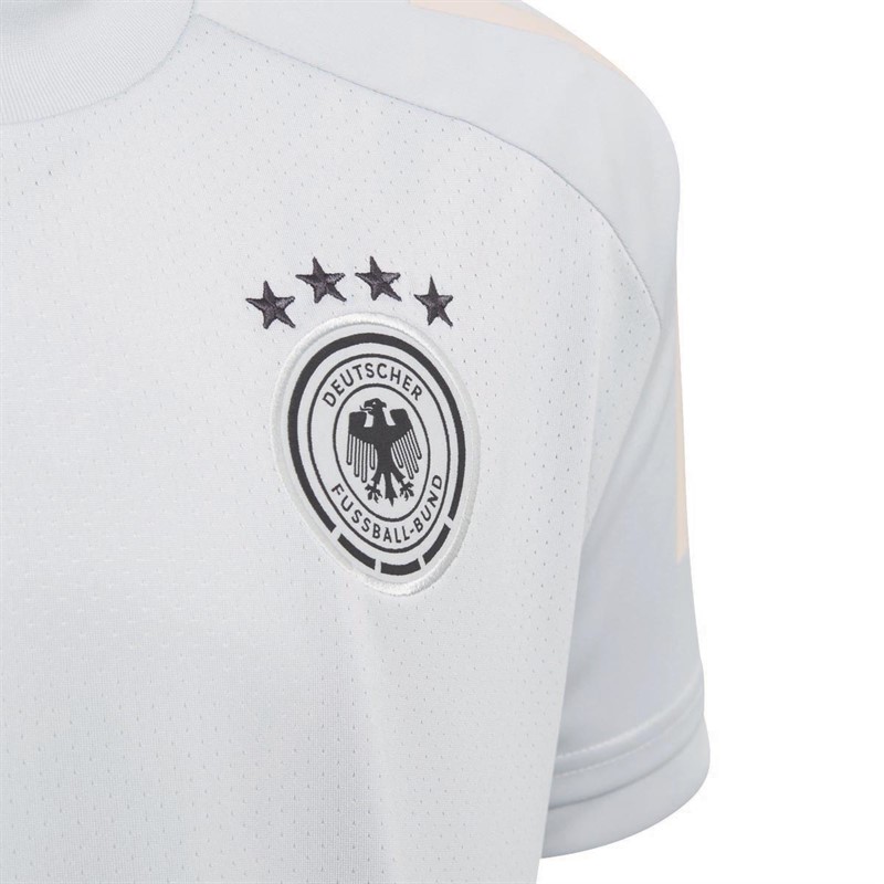 adidas Junior DFB Germany Training Jersey Clear Grey