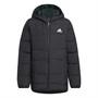 adidas Junior Boys Frosty Padded Hooded Down Jacket Black
