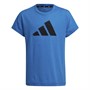 adidas Junior Boys Future Icons Aeroready 3-Stripes Top Bright Blue Mel/Black