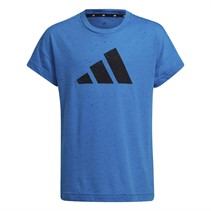 adidas Junior Boys Future Icons Aeroready 3-Stripes Top Bright Blue Mel/Black
