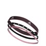 adidas Womens Three Pack Training Headbands Shadow Maroon/Black/Bliss Pink