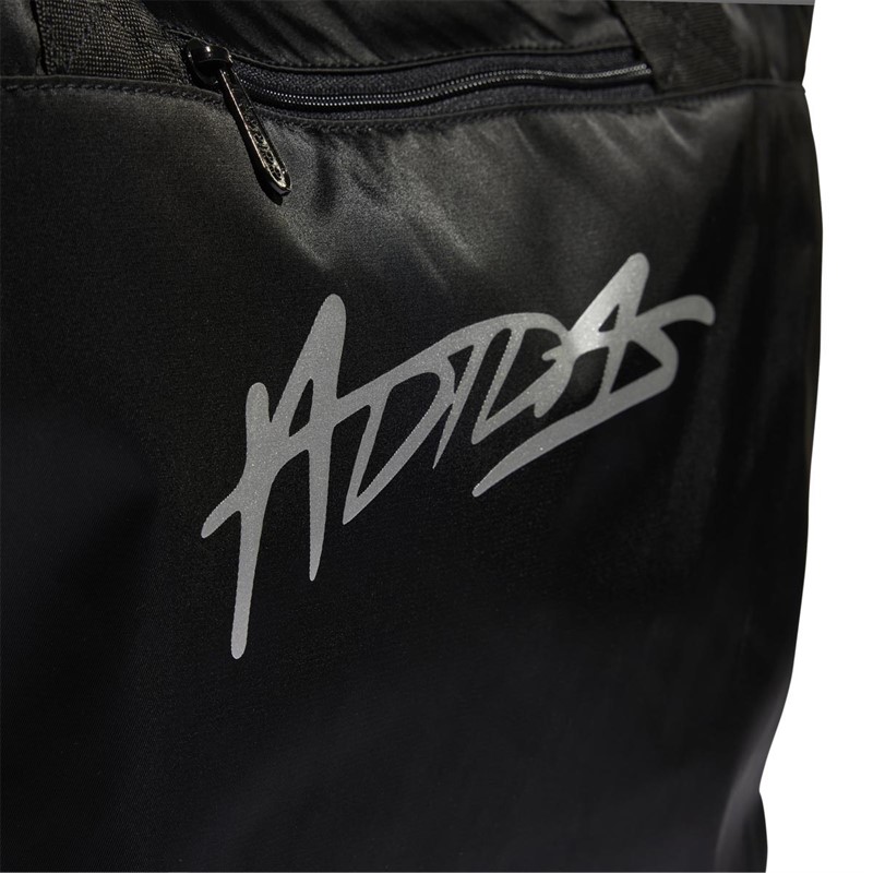 adidas Mens Street Dance Tote Bag Black/Silver Metallic