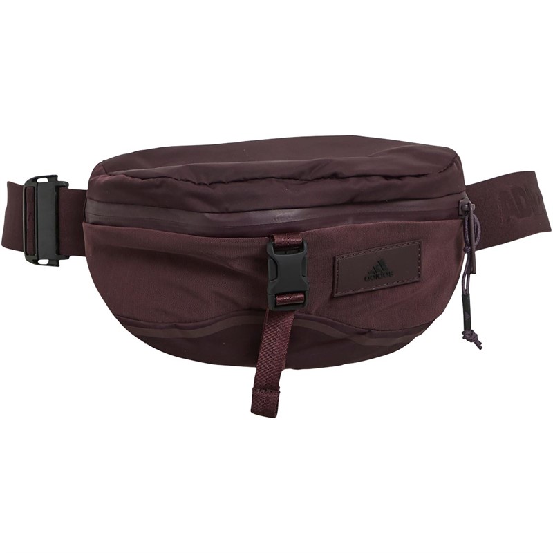 adidas Womens ID Tech Designed For Training Waist Bag Shadow Maroon/Shadow Maroon/Linen Green