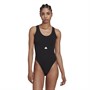 adidas Womens Ribbed Bodysuit Black/White