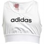 adidas Junior Girls Sports Bra White/Black