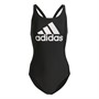 adidas Womens SH3.RO Big Logo Swimsuit Black/White