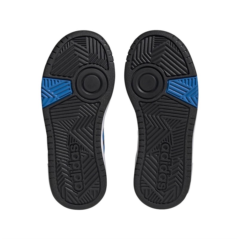 adidas Junior Hoops 3.0 Trainers Core Black/Blue Rush/Impact Orange