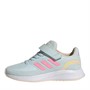 adidas Junior Girls Runfalcon 2.0 Trainers Almost Blue/Beam Pink/Bliss Orange