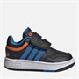 adidas Infant Hoops 3.0 Trainers Core Black/Blue Rush/Impact Orange
