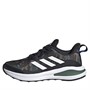 adidas Junior Fortarun Trainers Core Black/Footwear White/Green Oxide