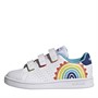 adidas Boys Advantage Trainers Footwear White/Royal Blue/Bright Cyan