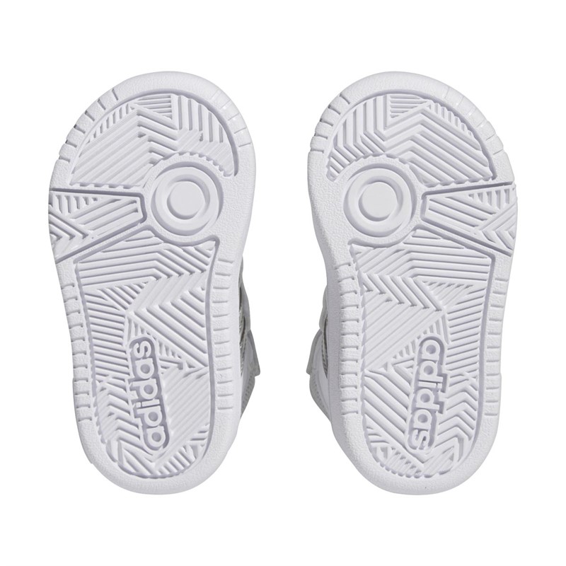 adidas Infant Hoops Mid 3.0 Trainers Footwear White/Footwear White/Footwear White