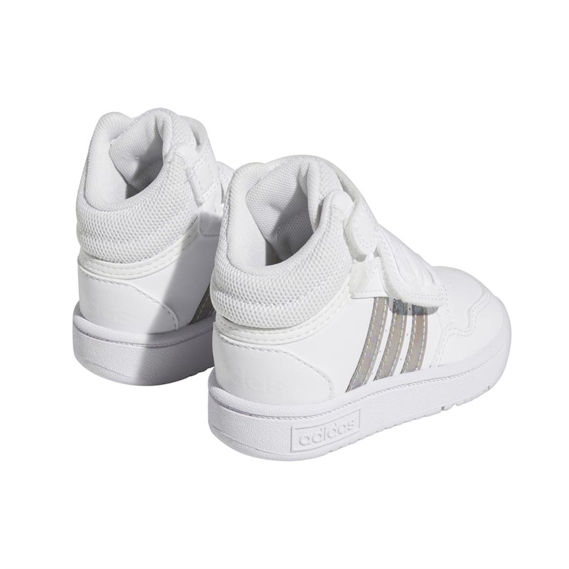 adidas Infant Hoops Mid 3.0 Trainers Footwear White/Footwear White/Footwear White