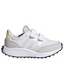 adidas Junior Girls Run 70S Trainers Footwear White/Bliss Pink/Beam Pink