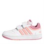 adidas Girls Hoops 3.0 Trainers Footwear White/Acid Red/Rose Tone