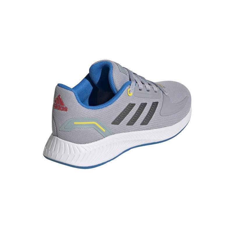 adidas Junior Runfalcon 2.0 Trainers Halo Silver/Iron Metallic/Blue Rush