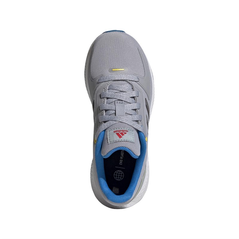 adidas Junior Runfalcon 2.0 Trainers Halo Silver/Iron Metallic/Blue Rush
