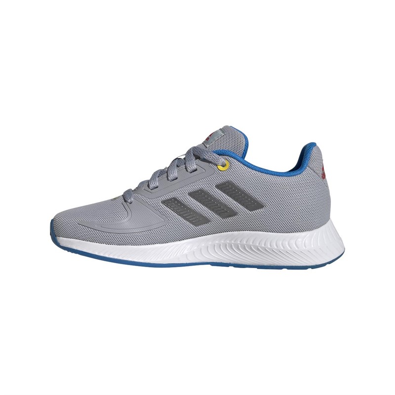 adidas Junior Runfalcon 2.0 Trainers Halo Silver/Iron Metallic/Blue Rush