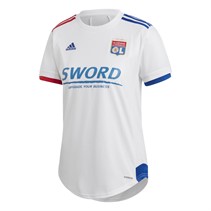adidas Dame OL Olympique Lyonnais Home Fodboldtrøjer Hvid