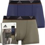 adidas Boxers Active Micro Flex Vented Two Pack Trunks Homme Multicolore