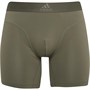 adidas Mens Active Ergonomic Performance Boxer Briefs Olive