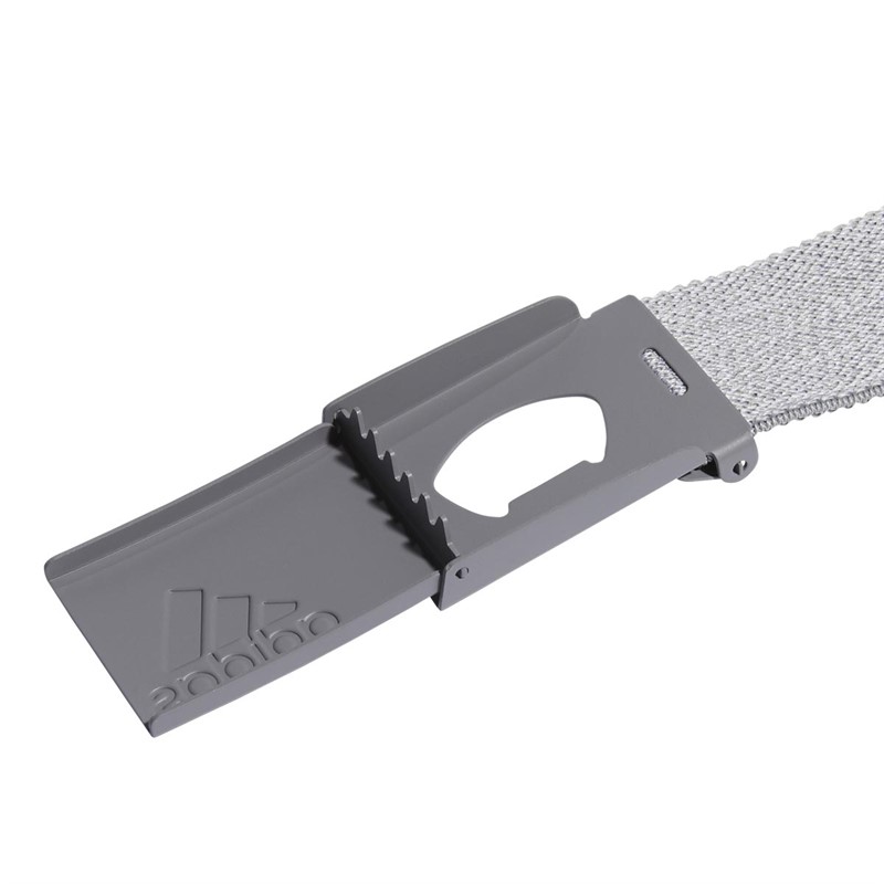 adidas Mens Heather Stretch Reversible Golf Belt Grey Three