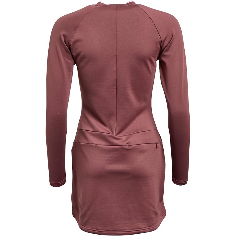 adidas Womens Warp Knit Golf Dress Quick Crimson