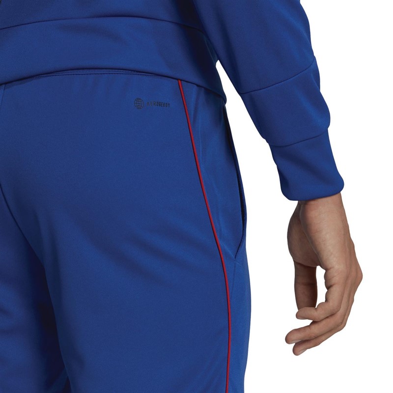 Buy Adidas Mens Ribbed Aeroready Tracksuit Royal Blue