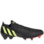adidas Mens Predator Edge.1 Low FG Firm Ground Football Boots Core Black/Team Solar Yellow/Solar Red