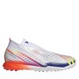 adidas Mens Predator Edge.1 TF Astro Football Boots Footwear White/Solar Yellow/Power Blue