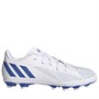 adidas Kids Predator Edge.4 FXG Firm Ground Football Boots Footwear White/Hi-Res Blue/Footwear White