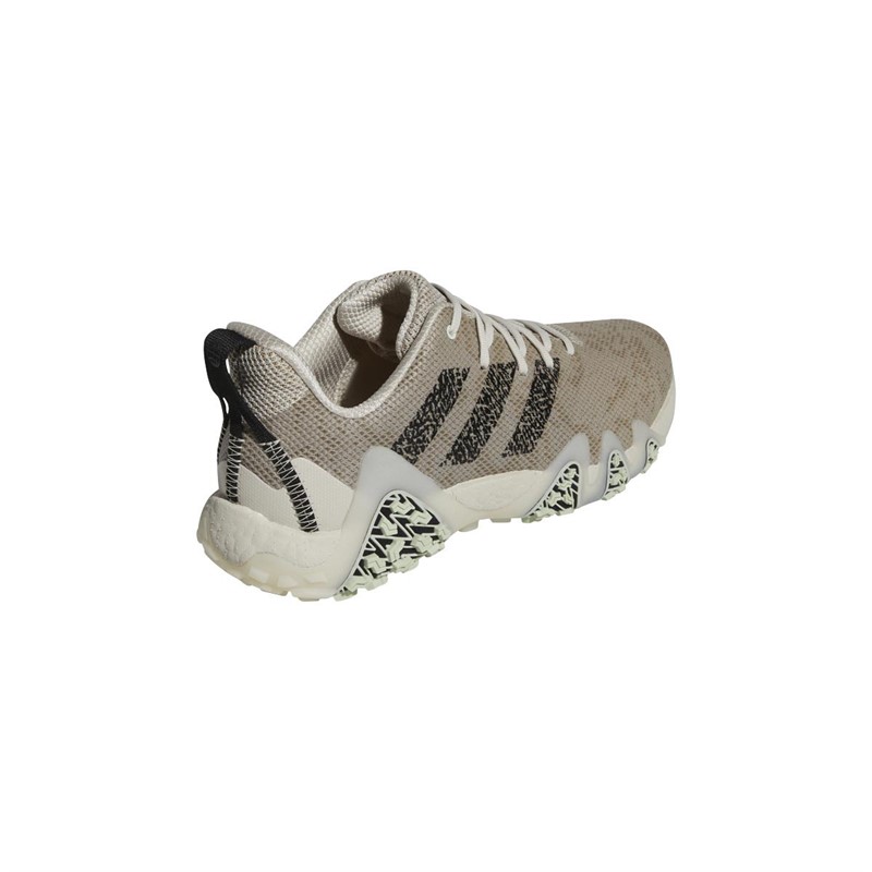 adidas Mens Codechaos 22 Boost Waterproof Spikeless Golf Shoes Core Brown/Core Black/Linen Green
