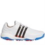 adidas Mens Tour360 22 Boost Waterproof Golf Shoes Footwear White/Core Black/Blue Rush