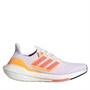 adidas Womens Ultraboost 22 Neutral Running Shoes Footwear White/Turbo/Flash Orange