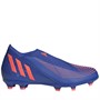 adidas Kids Predator Edge.3 Laceless FG Firm Ground Football Boots Hi-Res Blue/Turbo/Hi-Res Blue