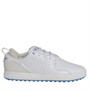 adidas Mens Flopshot Waterproof Spikeless Golf Shoes Footwear White/Gold Metallic/Blue Rush