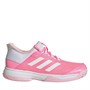 adidas Girls Adizero Club Tennis Shoes Beam Pink/Footwear White/Clear Pink