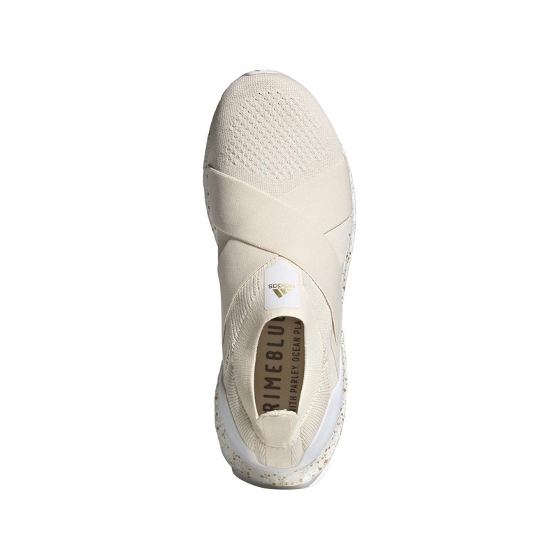 adidas Womens Ultraboost 5.0 DNA Slip-Ons Trainers Wonder White/Gold Metallic/Footwear White