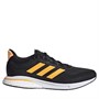 adidas Mens Supernova Boost Neutral Running Shoes Core Black/Flash Orange/Flash Orange