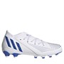 adidas Kids Predator Edge.3 MG Multi Ground Football Boots Footwear White/Hi-Res Blue/Footwear White