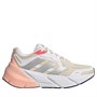 adidas Womens Adistar Neutral Running Shoes Ecru Tint/Silver Metallic/Light Flash Orange