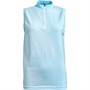 adidas Womens Primeknit Sleeveless Golf Polo Bliss Blue