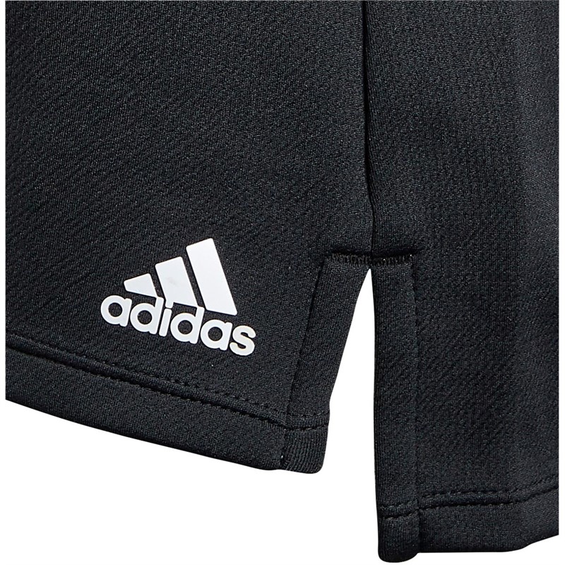 adidas Womens Aeroready 3-Stripes Mock Neck Long Sleeve Golf Top Black