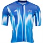 adidas Mens The Graphic Short Sleeve Cycling Jersey White/Royal Blue